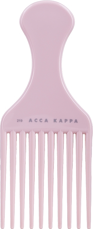 Comb 219, pink - Acca Kappa Pettine Afro Basic — photo N1