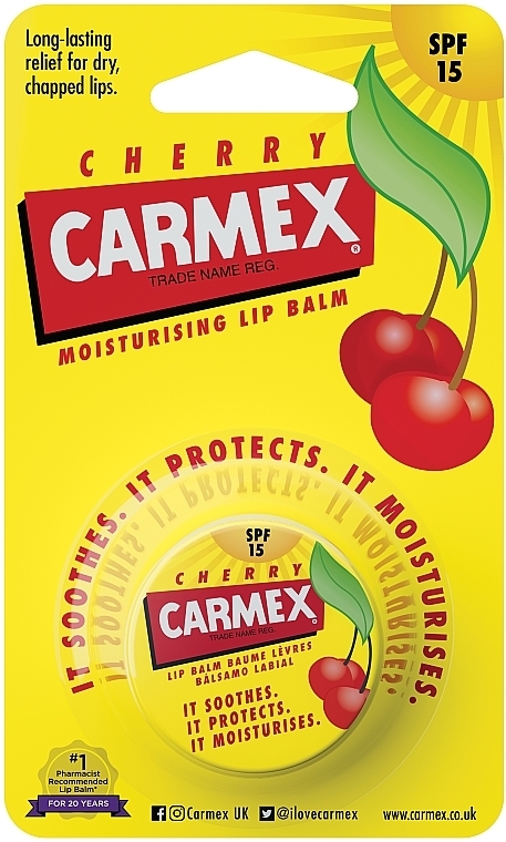 Lip Balm in a Jar "Cherry" - Carmex Lip Balm  — photo N1