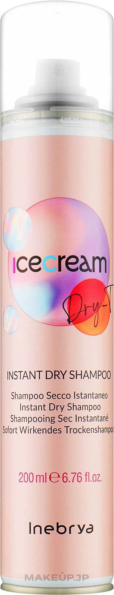 Dry Hair Shampoo - Inebrya Ice Cream Dry-T Instant Dry Shampoo — photo 200 ml