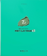 Soothing Clay Sheet Mask - Barulab 7in1 Total Solution Mint Clay Mask — photo N1