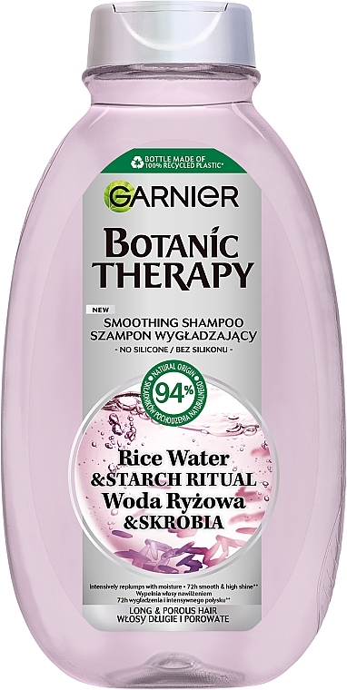 Shampoo for Long & Porous Hair - Garnier Botanic Therapy Rice Water — photo N1