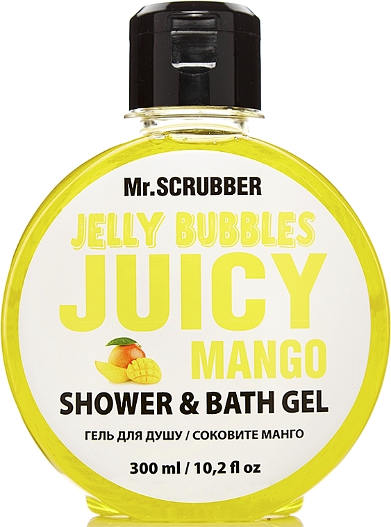 Shower Gel - Mr.Scrubber Jelly Bubbles Juicy Mango Shower & Bath Gel — photo N1