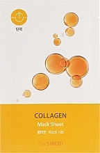 Fragrances, Perfumes, Cosmetics Facial Sheet Bio Mask - The Saem Bio Solution Firming Collagen Mask Sheet