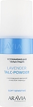 Fragrances, Perfumes, Cosmetics Soothing Talc with Colloidal Oatmeal & Lavender Oil - Aravia Professional Lavender Talc-Powder