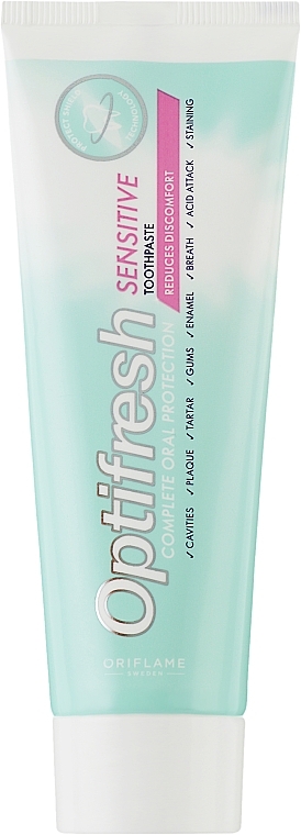 Toothpaste for Sensitive Teeth - Oriflame Optifresh Sensitive Toothpaste — photo N10