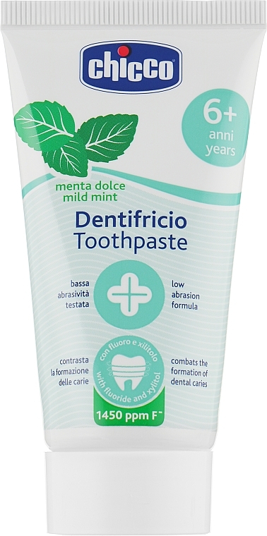 Tender Mint Fluoride Toothpaste, 6+ years - Chicco — photo N38