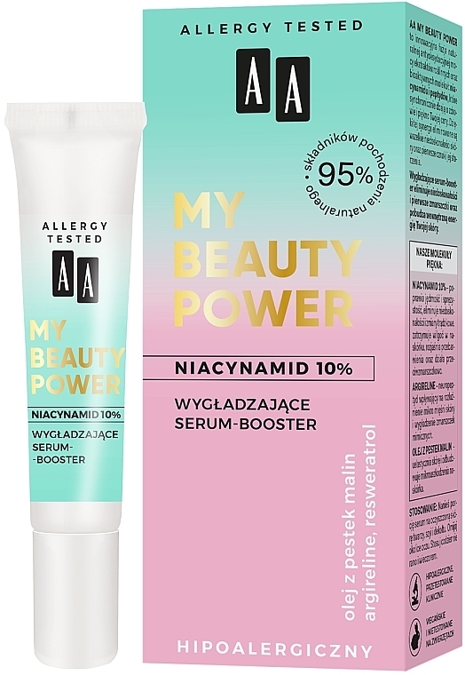 Smoothing Face Serum-Booster - AA My Beauty Power Niacinamide 10% Smoothing Serum-Booster — photo N1