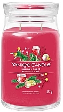 Scented Candle in Jar 'Holiday Cheer', 2 wicks - Yankee Candle Singnature — photo N8