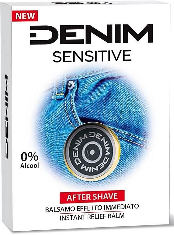 After Shave Balm - Denim Sensitive Anti-Age Aftershave Balm — photo N1