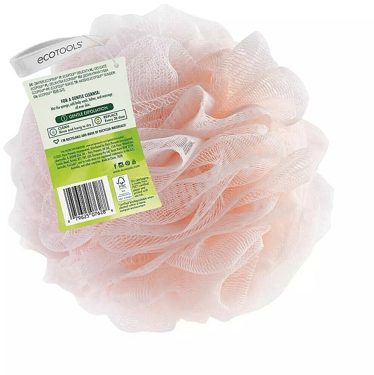 Powder Shower Sponge - EcoTools Ecoprouf Delicate Loofah Sponge — photo N2