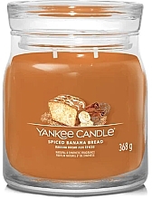 Fragrances, Perfumes, Cosmetics Scented Candle in Glass 'Spiced Banana Bread' - Yankee Candle Singnature