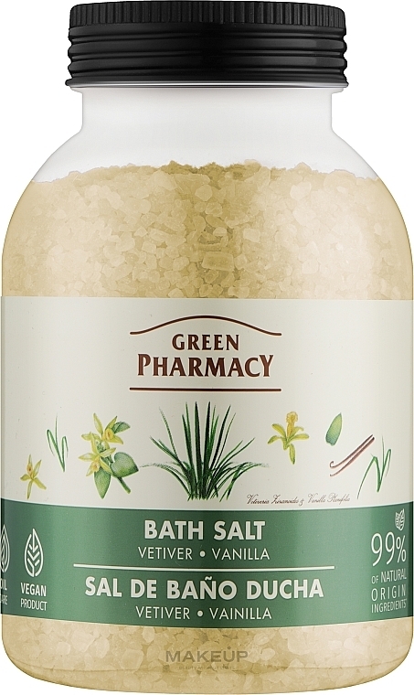 Bath Salt 'Vetiver and Vanilla' - Green Pharmacy — photo N1