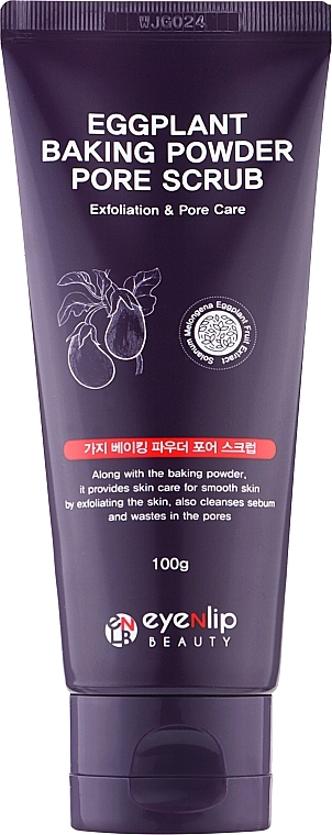 Face Scrub with Eggplant Extract - Eyenlip Eggplant Baking Powder Pore Scrub — photo N1