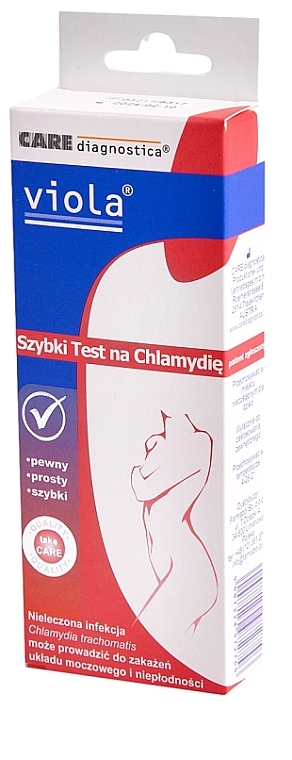 クラミジア親密感染症のクイックテスト - Farmabol Viola Chlamydia Test	 — photo N1