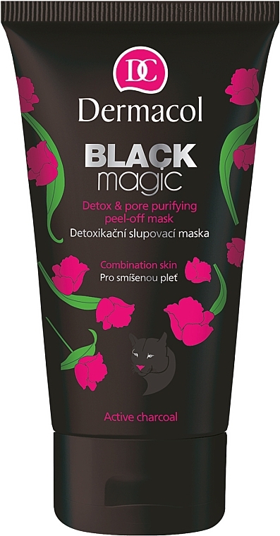 Peel Off Face Mask - Dermacol Black Magic Detox&Pore Purifying Peel-Off Mask — photo N1