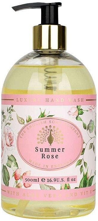 Liquid Hand Soap 'Summer Rose' - The English Soap Company Summer Rose Hand Wash — photo N1