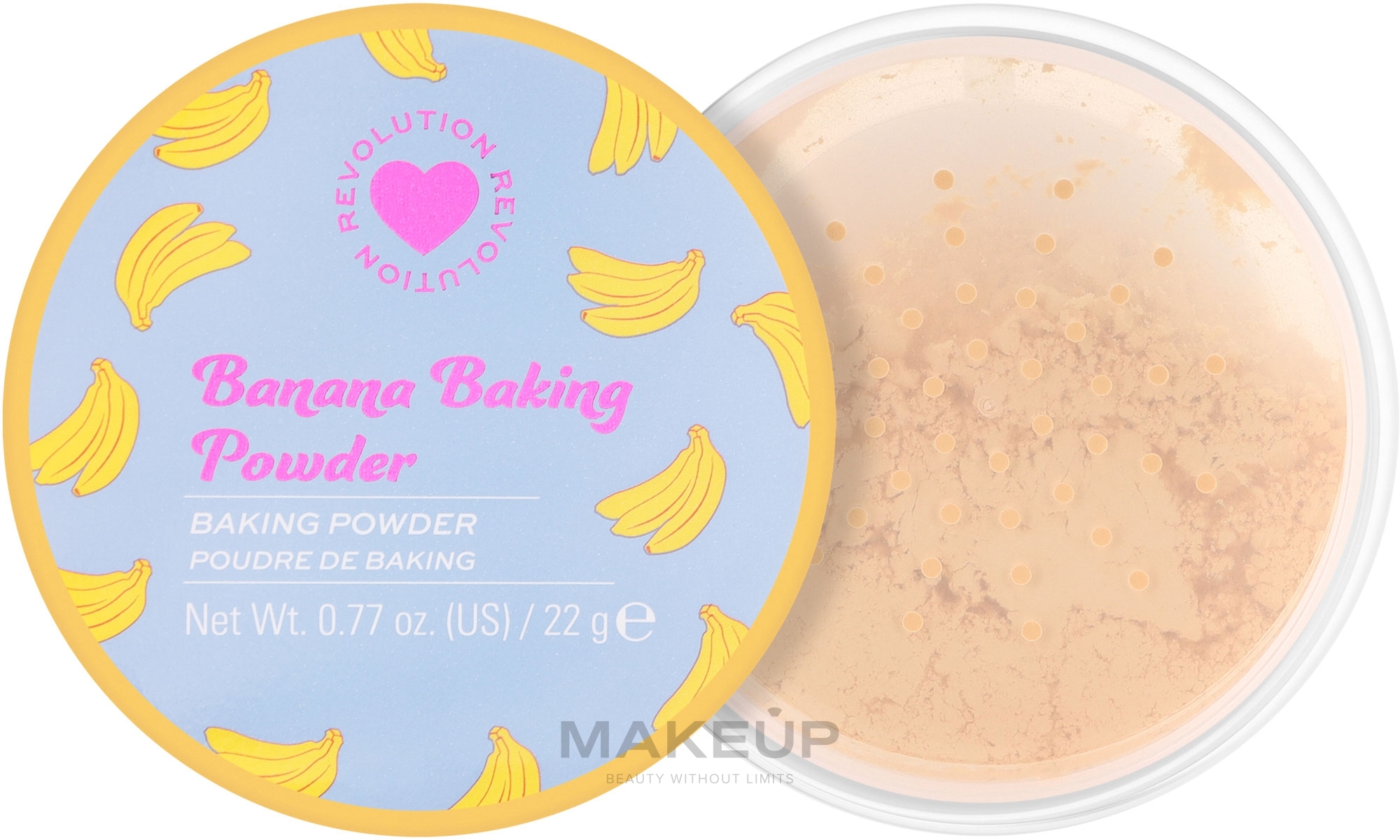 Face Baking Powder Banana - I Heart Revolution Loose Baking Powder Banana — photo 22 g