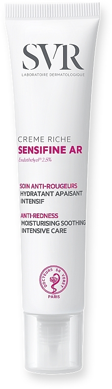 Intensive Moisturizing Anti-Redness Face Cream - SVR Sensifine AR Anti-Redness Moisturizing Creme Riche — photo N1