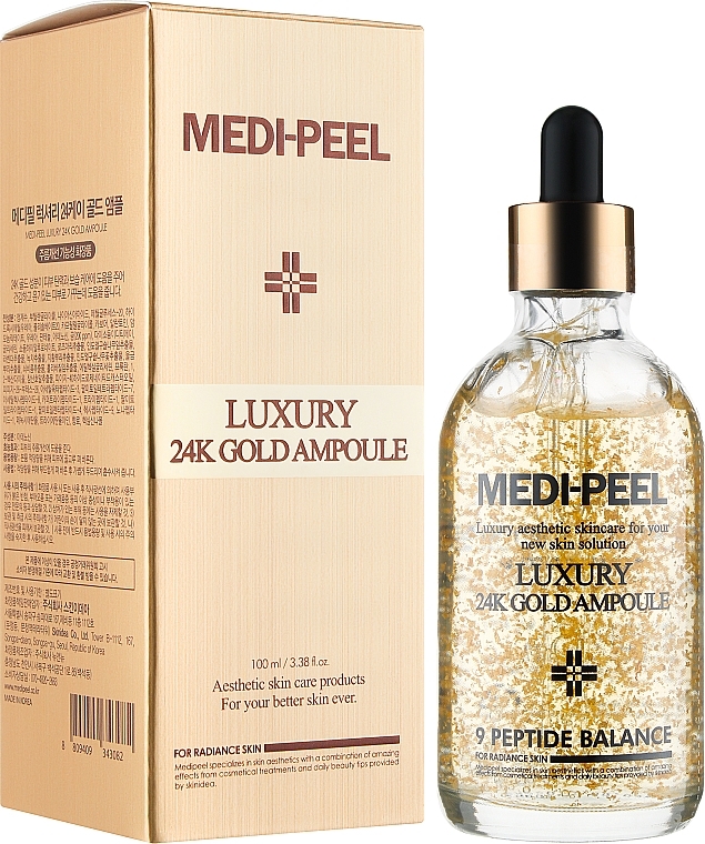 Antioxodant Face Serum - Medi Peel Luxury 24K Gold Ampoule — photo N2