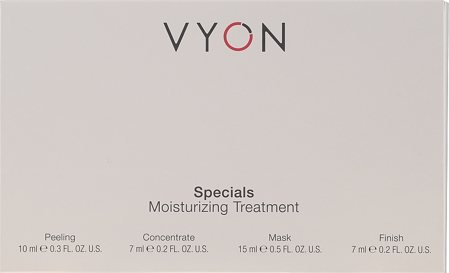 Set - Vyon Specials Moisturizing Treatment (f/peeling/10ml + f/conc/7ml + f/mask/15ml + f/cr/7ml) — photo N2