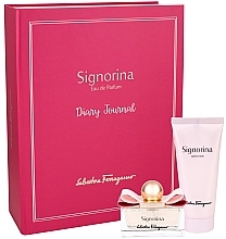 Fragrances, Perfumes, Cosmetics Salvatore Ferragamo Signorina - Set (edp/50ml + b/lot/100ml)