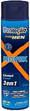 Fragrances, Perfumes, Cosmetics Cleansing & Moisturizing Shampoo - Novex Protection For Men 3 In 1 Shampoo