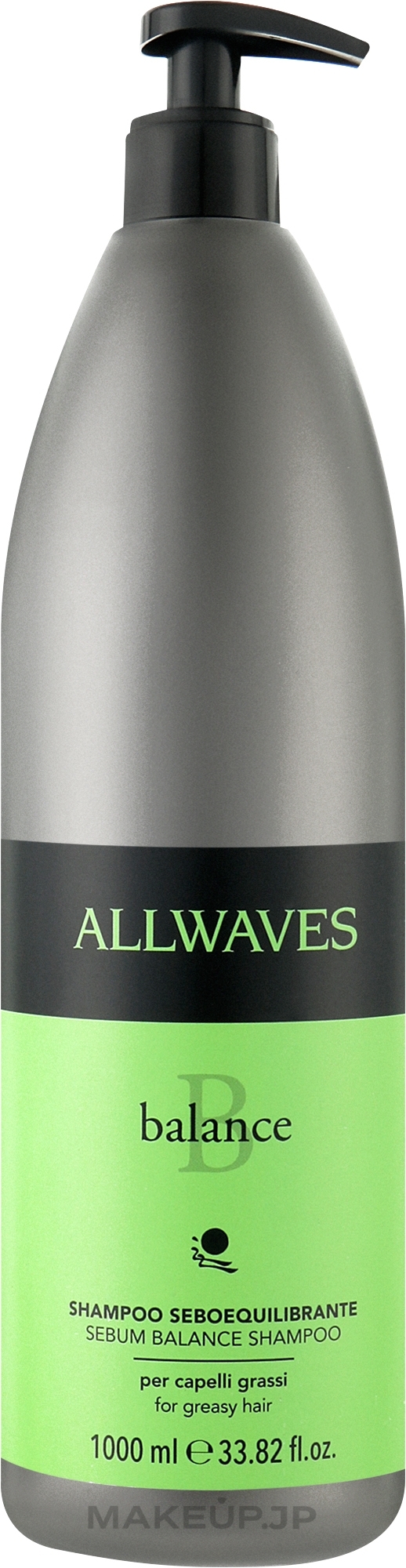 Oily Hair Shampoo - Allwaves Balance Sebum Balancing Shampoo — photo 1000 ml
