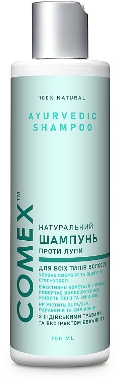 Natural Anti-Dandruff Shampoo with Healing Indian Herbs - Comex Ayurvedic Natural — photo N6