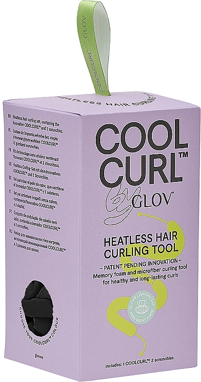 Cold Perm Curlers, in box, black - Glov Cool Curl Box Black — photo N3