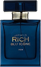 Fragrances, Perfumes, Cosmetics Johan B. Rich Blu Icone - Eau de Toilette (tester with cap)