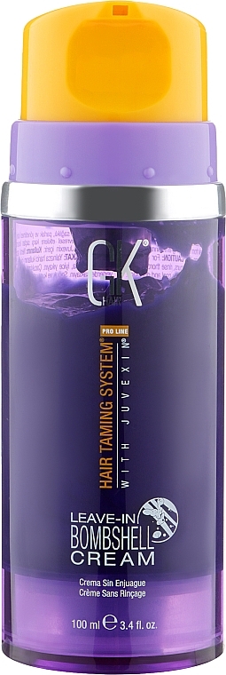 Hair Styling Cream for Blonde Hair - Gkhair Leave-In Bombshell Cream — photo N1