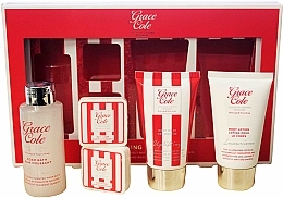 Fragrances, Perfumes, Cosmetics Set - Grace Cole Frosted Cherry & Vanilla Bathing Rituals (sh/gel/75ml + b/lot/75ml + bath/f/100ml + bomb/bath/2x25g)