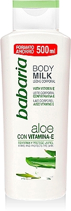 Aloe Vera & Vitamin E Body Milk - Babaria Body Milk Aloe Vera + vit. E  — photo N4