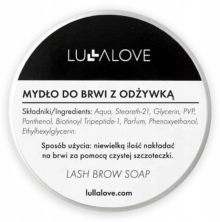 Brow Styling Soap with Conditioner - Lullalove Eyebrow Soap With Conditioner — photo N1