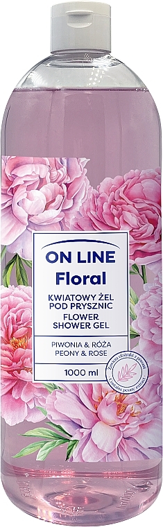 Peony & Rose Shower Gel - On Line Floral Flower Shower Gel Peony & Rose — photo N2