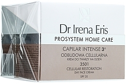 Fragrances, Perfumes, Cosmetics Day Cream for Face - Dr Irena Eris Prosystem Home Care Capilar Intense 3 Cellular Restoration Day Face Cream SPF20