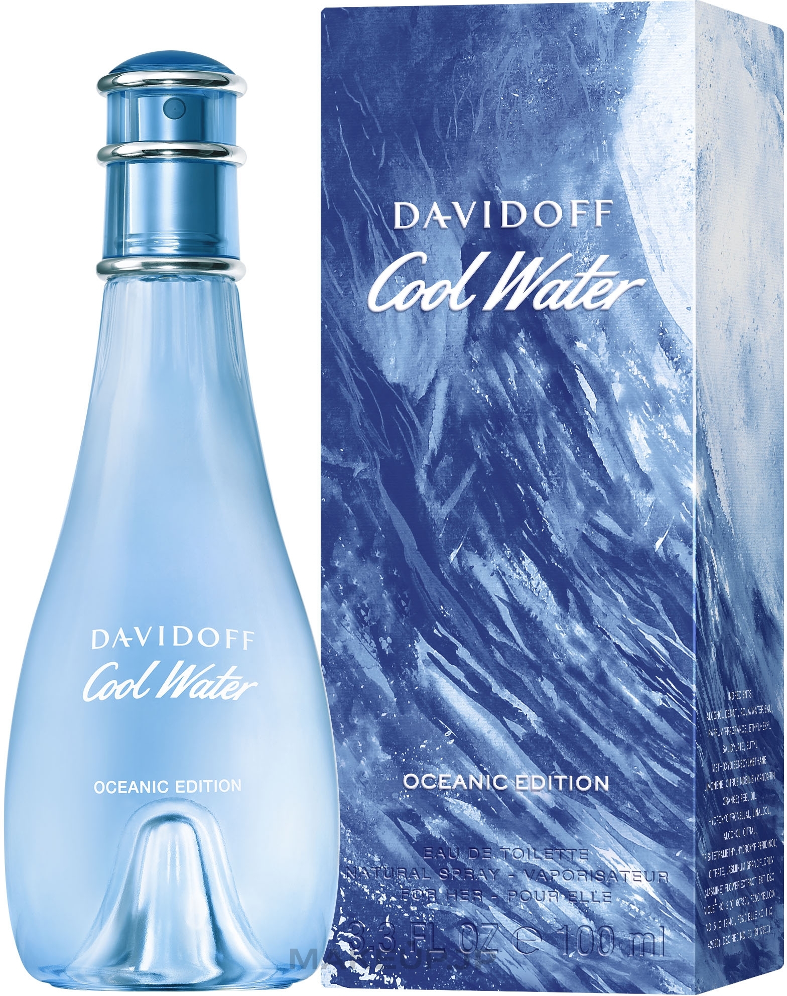 Davidoff Cool Water Woman Oceanic Edition - Eau de Toilette — photo 100 ml