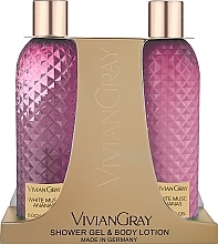 Fragrances, Perfumes, Cosmetics Set - Vivian Gray White Musc & Ananas (sh/gel/300ml + b/lot/300ml)