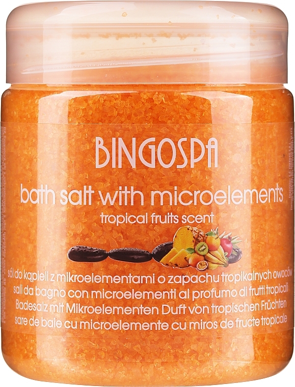 Bath Salt with Microelements & Tropical Fruits Scent - BingoSpa Bath Salt With Microelements & Tropical Fruits Scent — photo N6