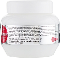 Cherry Extract Hair Mask - Kallos Cosmetics Hair Cherry Mask — photo N2