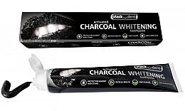 Fragrances, Perfumes, Cosmetics Toothpaste - Mattes Black-Dent Charcoal Whitening Toothpaste