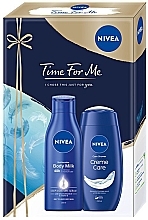 Fragrances, Perfumes, Cosmetics Set - Nivea Time For Me (sh/gel/250ml + b/milk/250ml)