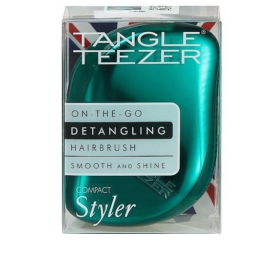 Hair Brush - Tangle Teezer Compact Styler Emerald Green — photo N2