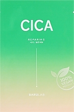 Soothing Sheet Mask with Centella Asiatica Extract - Barulab The Clean Vegan Cica Mask — photo N1