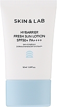 Fragrances, Perfumes, Cosmetics Face Sun Lotion - Skin&Lab Hybarrier Fresh Sun Lotion SPF 50+ PA++++