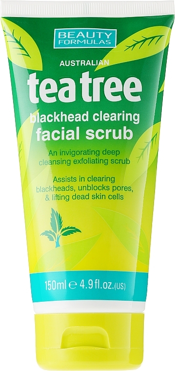 Anti-Wrinkle Face Scrub "Tea Tree" - Beauty Formulas Tea Tree Facial Scrub — photo N10