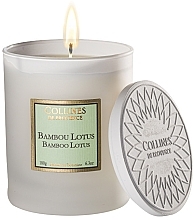 Fragrances, Perfumes, Cosmetics Bamboo Lotus Scented Candle - Collines De Provence Bamboo-Lotus Scented Candle