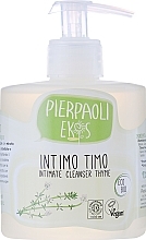 Antibacterial Soap for Intimate Hygiene with Organic Thyme Extract - Ekos Personal Care Thyme Intimate Cleanser (with dispenser) — photo N1