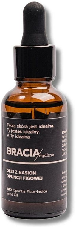 Unrefined Prickly Pear Seed Oil - Bracia Mydlarze Unrefined Opuntia Seed Oil — photo N1