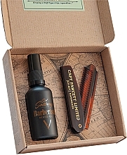 Fragrances, Perfumes, Cosmetics Set - Captain Fawcett Barberism Gift Set (beard/oil/50ml + beard/comb/1pc)